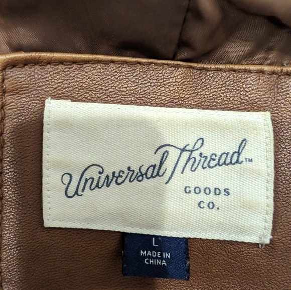 Universal threads Brown non Leather jacket - Picture 5 of 14